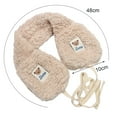 thumbnail image 5 of Joernso Cartoon Bear Pattern Warm Earmuffs Women Girls Winter Outdoor Foldable Ear Warmer Lace-up Soft Furry Ear Covers, 5 of 7