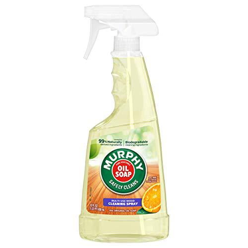 murphy oil soap wood cleaner, concentrated original spray, 650 ml / 22