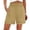 01 Khaki, variant on Women’s Linen Shorts High Waisted Casual Summer Beach Wide Leg Lounge Comfy Shorts with Pockets Navy S