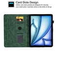 thumbnail image 5 of GSFY Case for 2024 iPad Air 11 Inch 6th Gen (M2), Smart PU Leather Wallet Stand Protective Shell Auto Sleep Wake for iPad Air 11 6th/ iPad Air 10.9 4th &5th/ iPad Pro 11 (2018-2022), Green TREE, 5 of 8