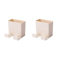 thumbnail image 1 of jesticaly Mobile Phone Holder Smartphone Hanging Storage Rack Wall Mounted Wall Mounted Remote Control Organizer Stand beige 2Set, 1 of 6