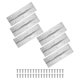 thumbnail image 1 of Uxcell Paquete de 6 Bisagras Continuas y de Piano Plateadas, 6x2x0.04" de Acero Inoxidable con Tornillos para Puertas de Gabinetes, 1 of 1