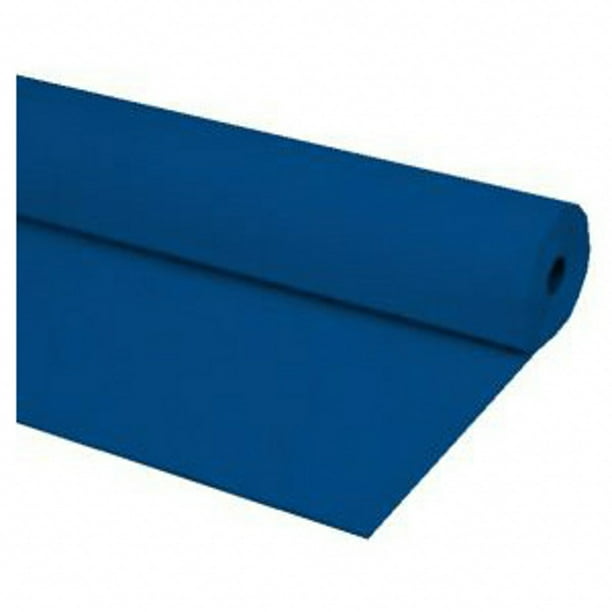 40" X 300 Ft Economy Banquet Roll Plastic Table Cloth Navy Blue