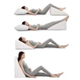 thumbnail image 4 of Almohada de Cuña, Almohada de Soporte Elevada Desmontable Con una Pequeña Almohada Redonda para la parte posterior, 4 of 7
