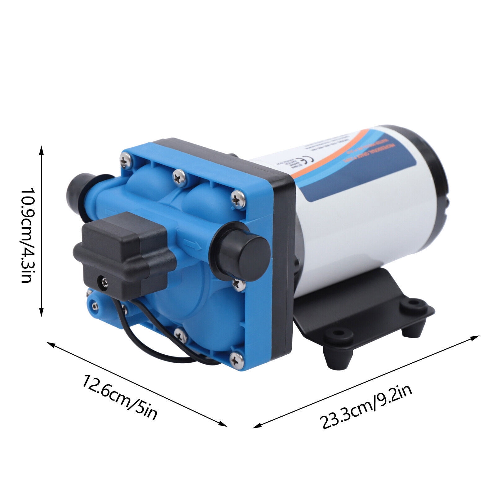 Diaphragm Water Pump, 55PSI, Self Priming Automatic Diaphragm Pump for Home/Caravan/Marine 110V