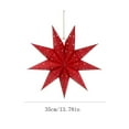 thumbnail image 5 of KOYPTL 3 Pcs Christmas Paper Star Lights,Glowing 9 Pointed Star Delicate and Sturdy,Christmas Hanging Ornament for Xmas Tree,Christmas Decorations for Wall Holiday Party Home Decor Red, 5 of 6