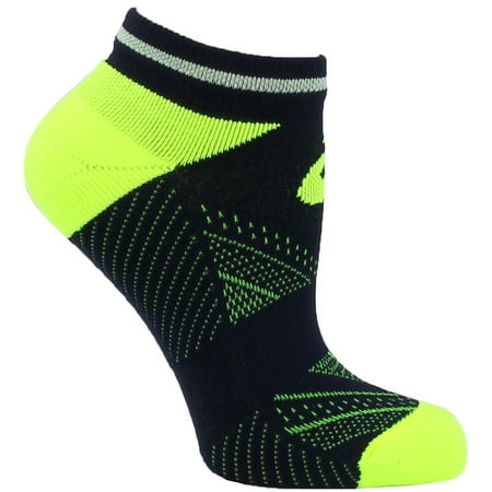 Asics Mens Lite-Show Low Cut Running Athletic Socks Socks - Yellow