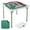 Green, variant on Costway 35" Folding Mahjong Table with Cup Holders & Smooth Felt Mat Carrying Handle Green