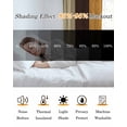thumbnail image 5 of Farmhouse Yellow Brown Blackout Curtains for Bedroom Living Room Darkening Curtains 63 Inches Long Retro Vintage Wood Window Curtain 2 Panels Set Insulated Window Treatment Grommet Drapes 42"x63", 5 of 9
