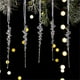 thumbnail image 5 of Costeam Christmas Clear Glass Icicle Christmas Tree Ornaments Twisted Clear Icicle Drop Ornaments Xmas Icicles Pendant Hanging Decorations for Christmas Wedding Holiday, 5 of 9