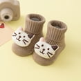 thumbnail image 2 of Gyujnb Baby Non-Slip Crew Socks Soft Combed Cotton Breathable for Infants First Steps & Indoor Play,1-3 Years, 2 of 3