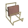 thumbnail image 4 of kowaku Purse Display Stand Purse Closet Organizer Stainless Steel Simple Closet Bag Organizer Wallet Display Rack for Boutique Store Gold, 4 of 9