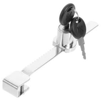 Mechanical Lock for Sliding Windows Slide Door Locks Silver
