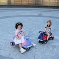 thumbnail image 6 of GVCXZBSS Kids 12V Electric Ride On Car - Wiggle Car, LED Lights, Music, Purple, Ages 3+, 6 of 29