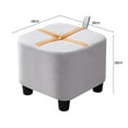 thumbnail image 6 of Small Stool Low Stool Sofa Bench Furniture Household Ottoman Doorway Shoe Changing Stool Footstool for Entryway Patio Home Balcony Bathroom White, 6 of 9