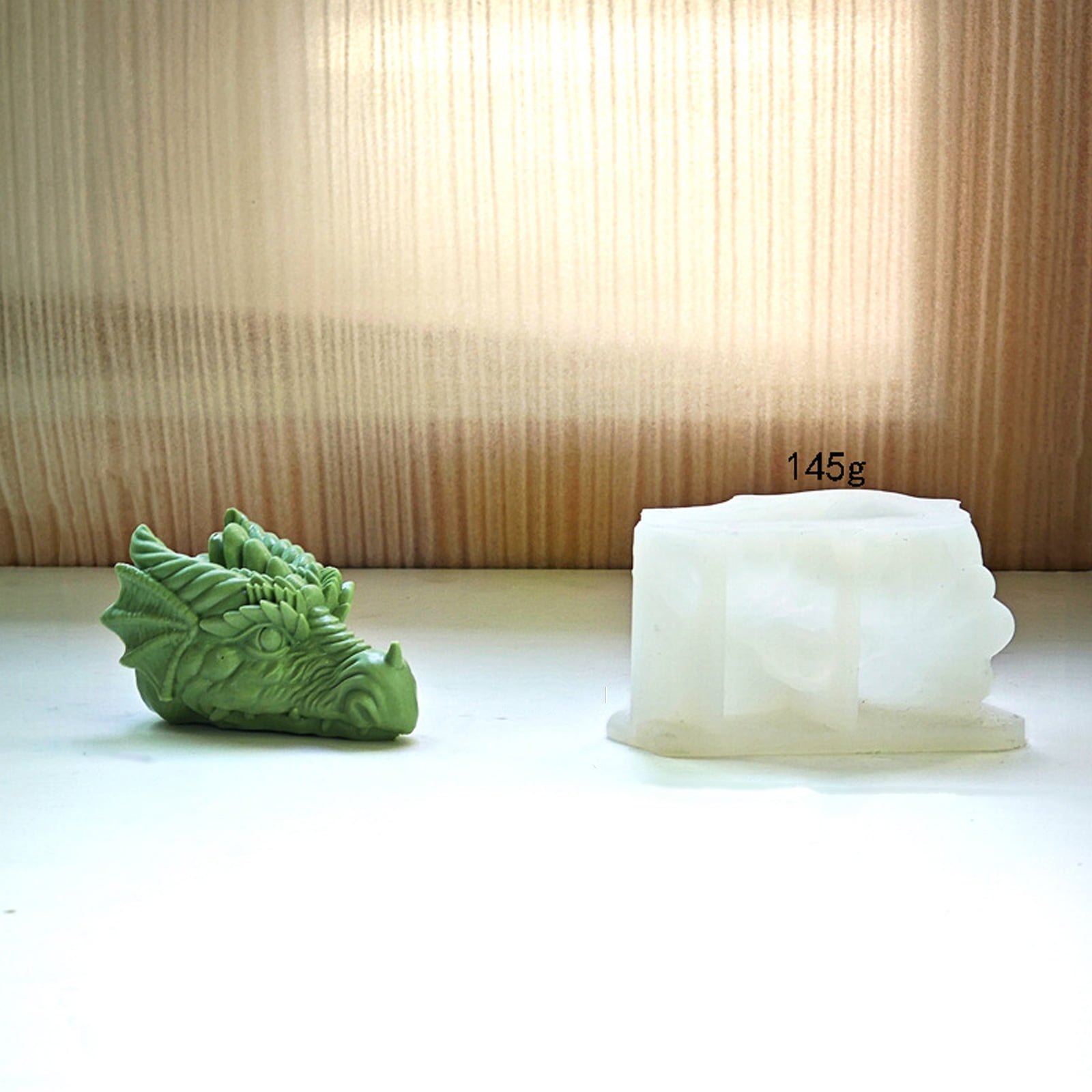 Dragon Head Shaped Silicone Molds for Soap Table Ornaments Gypsum Decorations, Epoxy Resin Silicone Molds