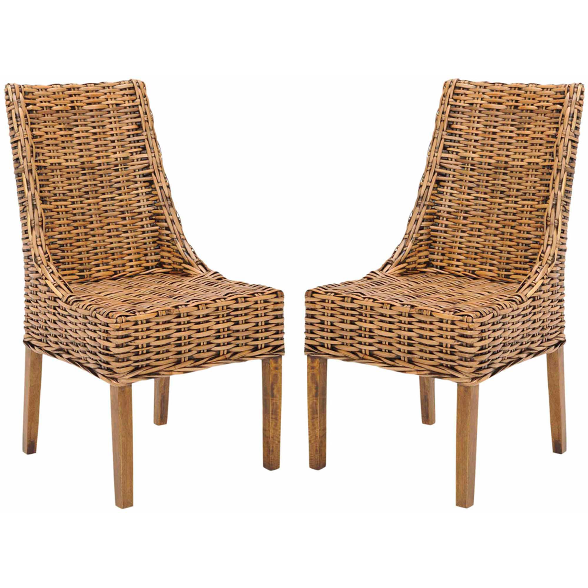 Safavieh Brown Sun Coast Arm Chair, Set of 2