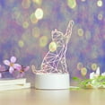 thumbnail image 4 of Xihbxyly Luz Nocturna Acrílica de San Valentín, Lámpara Led con Alimentación Usb, Diseño con Efecto de Visión 3D, Decoración Elegante para El Hogar, Idea de Regalo Ideal, Base de Abs, Grosor de 4 Mm,, 4 of 6
