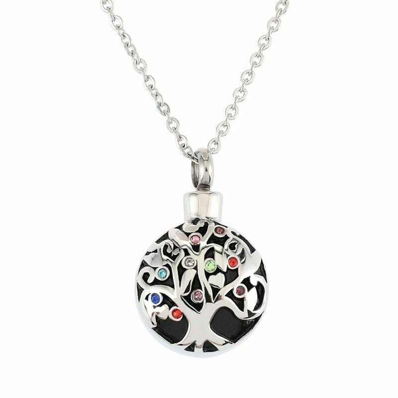 Bonyak Jewelry 18 Inch Rhodium Plated Necklace w// 6mm Light Rose Pink October Birth Month Stone Beads and Saint Norbert of Xanten Charm