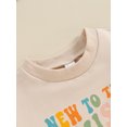 thumbnail image 3 of New to the Cousin Crew Outfit Baby Boy Girl Bubble Romper Long/Short Sleeve Oversized Bodysuit Infant Summer Clothes, 3 of 7