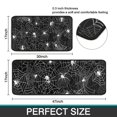 thumbnail image 7 of Spider Web and Skulls Halloween Pattern Kitchen Rugs Sets Of 2,Anti Fatigue Kitchen Mat Rugs Non Slip Washable,Decorative Kitchen Floor Mats for Kitchen,Sink,Laundry,17"X30"+17"X47", 7 of 7