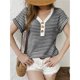 thumbnail image 5 of Blusas de Mujer de Corta con Botones Negras XXL, 5 of 7