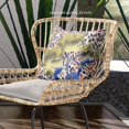 thumbnail image 4 of Amrita Sen Suede Yellow Blue Orange Cream Zippered Pillow CAPL563FSDS-ZP-18x18, 4 of 5