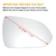 thumbnail image 3 of Reemplazo de cristal del espejo retrovisor lateral derecho de Unique Bargains para Hyundai Accent 2018-2020, 3 of 6