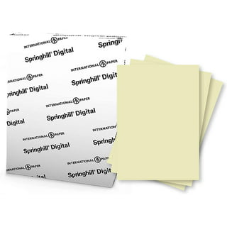 Springhill Yellow Colored Cardstock Paper, 110lb Index, 199 gsm, 11x17 card  stock, 4 Ream Case / 1,000 Sheets - Heavy Cardstock with Smooth Finish