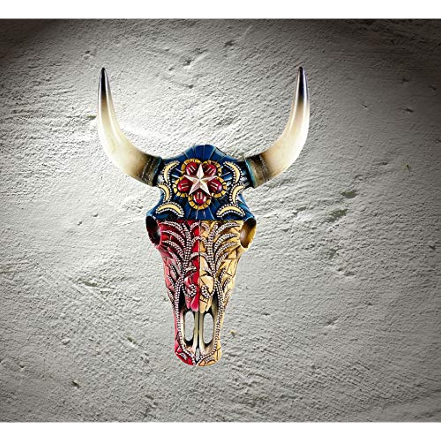 Noble House Dyar Bronze Aluminum Bull Skull Decor with Stand 104488 - The  Home Depot
