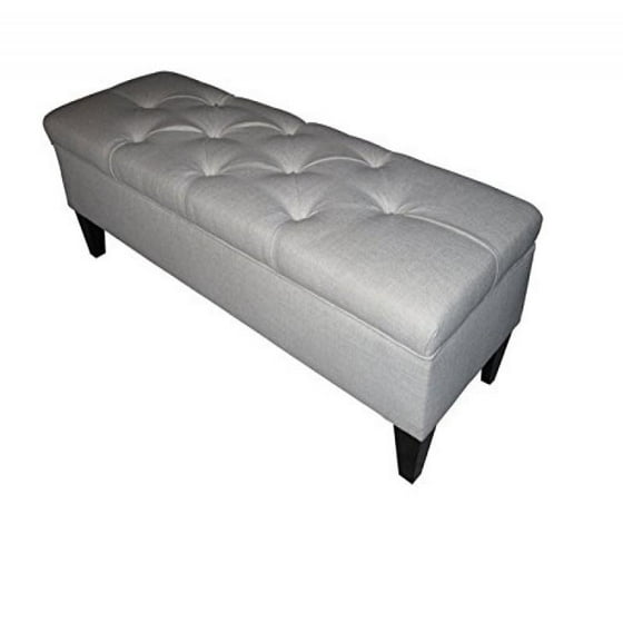Mjl Furniture Designs Brooke Collection Diamond Tufted Upholstered Long Bedroom Storage Bench