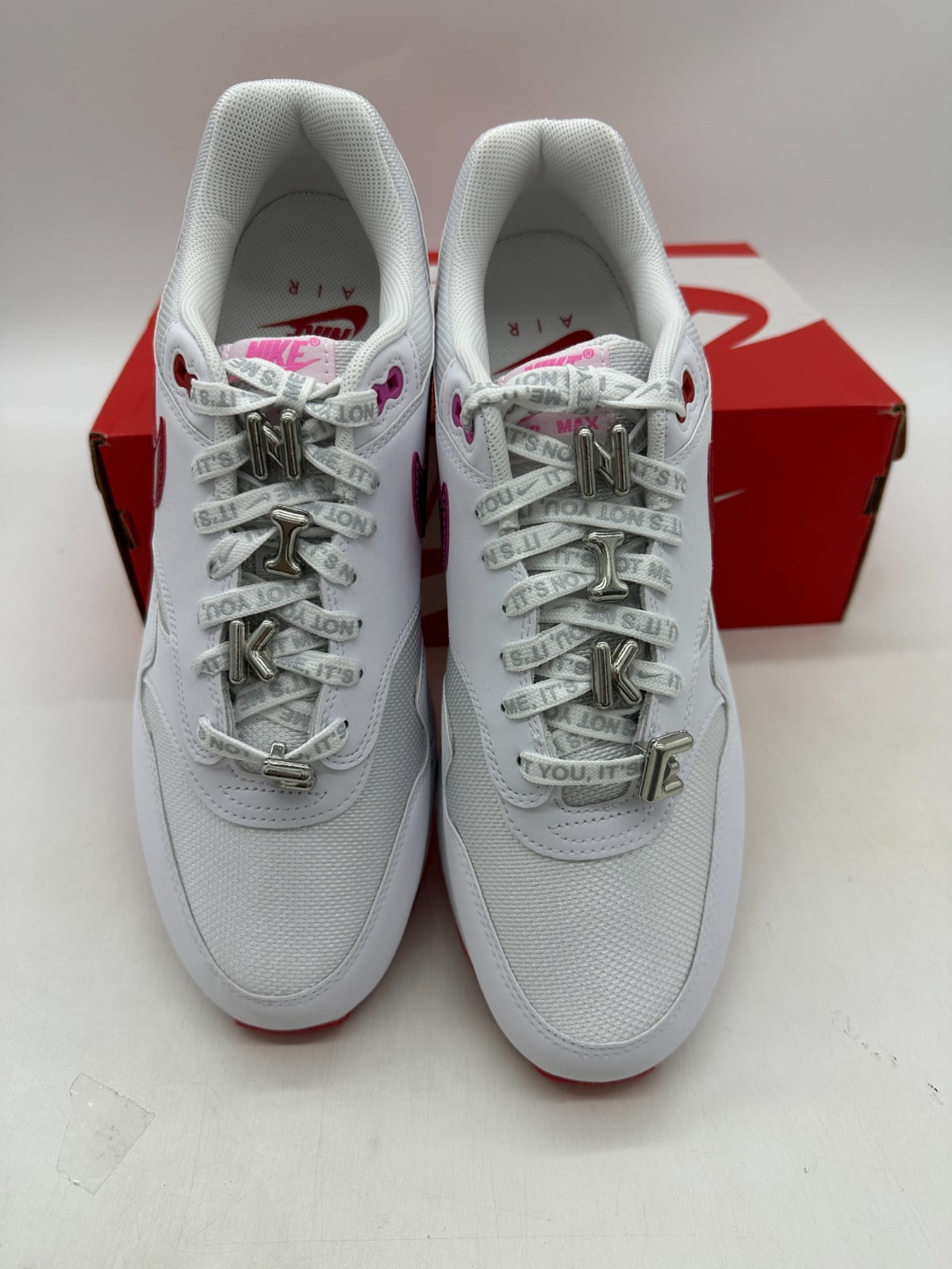 Nike Air Max 1 Premium Men\'s Size 11 White Red Leather Athletic Shoes HV2303 100 Nike Air Max 1 Premium Men main image 4