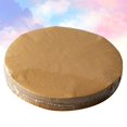thumbnail image 2 of 100Pcs  Baking Paper Cake Paper Pad Oil-proof Cupcake Paper Mat BBQ Oil Paper Brown (10 Inches 25.4cm), 2 of 6