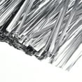 thumbnail image 3 of Unique Bargains 3" Metallic Twist Ties DIY Craft for Bags Silver 1000pcs, 3 of 5