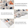 thumbnail image 5 of FORMRS Womens Scarf Winter Soft Long Big Warm Shawls Wrap Tassel Scarves, Cartoon Gray Houses, 5 of 9