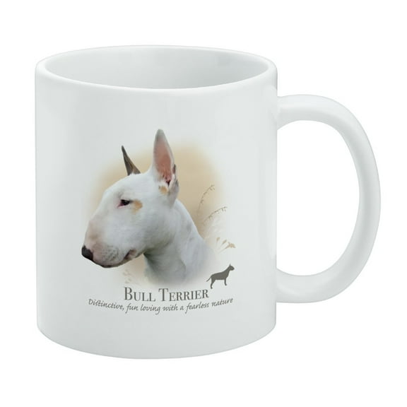Bull Terrier Dog Breed White Mug