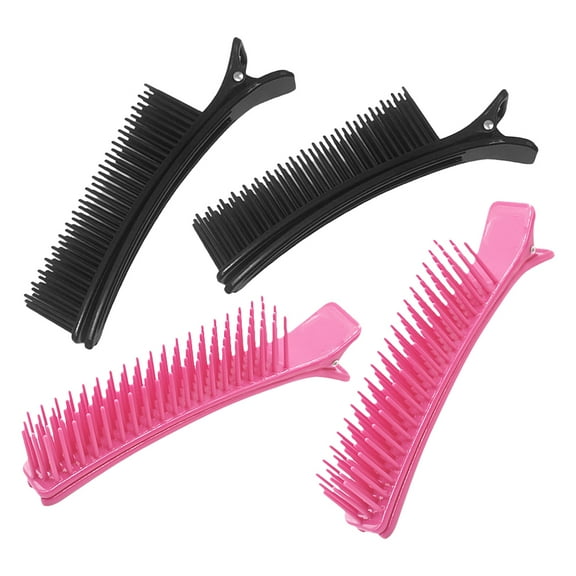 FRCOLOR 4Pcs Creative Hair Sectioning Clips Barbershop Hair Styling Clips