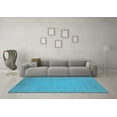 thumbnail image 3 of Ahgly Company Indoor Rectangle Oriental Light Blue Industrial Area Rugs, 5' x 7', 3 of 4