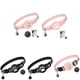 thumbnail image 3 of Methold Localizador GPS para gatos, sistema dual, resistente al agua, larga duración de la batería, compatible con perros y gatos. Suministros para gatos Rosa + Negro Sistema dual, 3 of 6