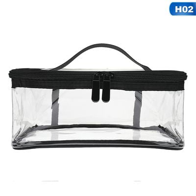 clear bag cosmetic bathroom zippered makeup organizing kaboer 1pcs pouch pvc waterproof transparent vacation vinyl