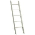 thumbnail image 1 of VASAGLE Blanket Ladder Decorative Farmhouse for The Living Room, 5-Tier Ladder Shelf, Ladder Rack for Storage and Decor, Rustic White, 1 of 5
