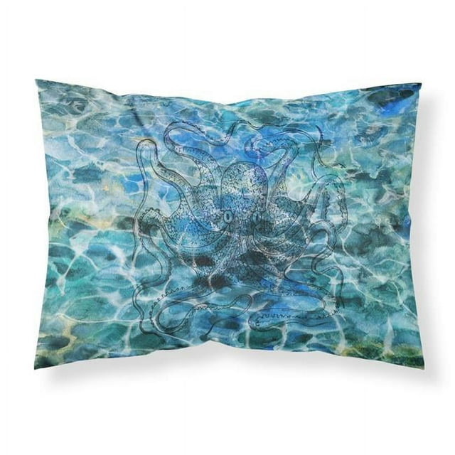 Carolines Treasures BB5362PILLOWCASE Octopus Under Water Fabric Standard Pillowcase