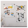 Floating Picture Frame 12x15, Double Panel Fits Art up to 9x12 inches