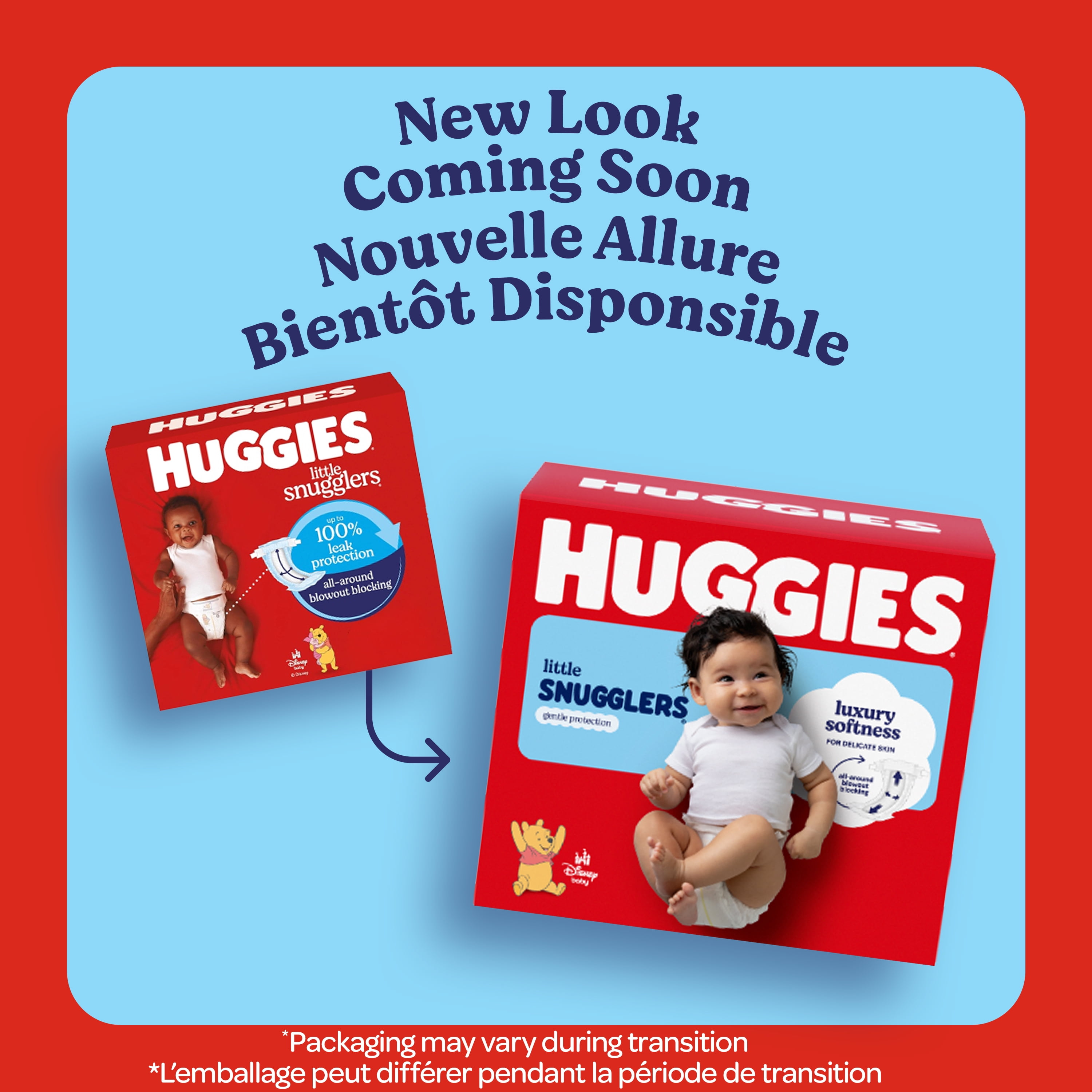Couches pour bébés Huggies Little Snugglers,Nouveau-né (jusqu’à 4,5 kg [10 livres]), 144 couches