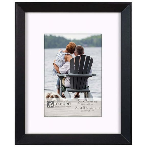 Malden 5x7/8x10 Black Wedge Frame
