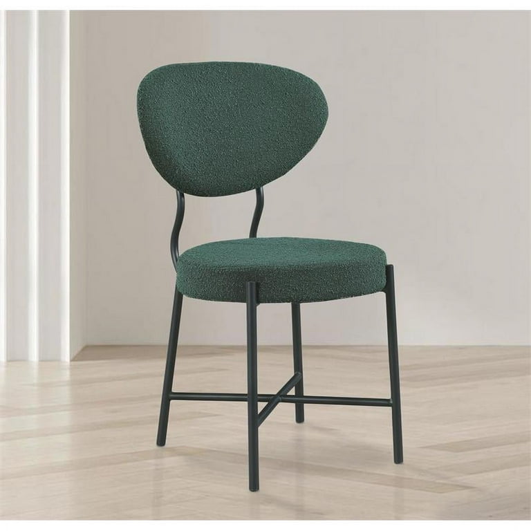 Meridian Furniture Allure Boucle Fabric Dining Chair Meridian Furniture Allure Boucle Fabric Dining Chair