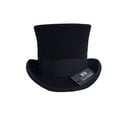 thumbnail image 5 of TZ Elegant Men's Prom Top Hat 100% Wool Authentic Tuxedo Hat, Black, 5 of 6