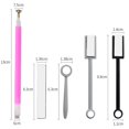 thumbnail image 4 of OUSITAID 5PCS Magnet Stick Tool 3D Magnetic Cat Eye Gel Magic Nail Art Manicure One Line, 4 of 5