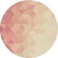 thumbnail image 1 of Ahgly Company Machine Washable Indoor Round Transitional Orange Area Rugs, 8' Round, 1 of 7