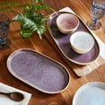 thumbnail image 3 of Portmeirion Minerals Oval Dish (12"x 6.4") - Stoneware Tableware with Unique Amethyst Glaze - Contemporary Dining & Essential Scandinavian Entertaining, Durable Ceramic Server for Meals & Gatherings, 3 of 7